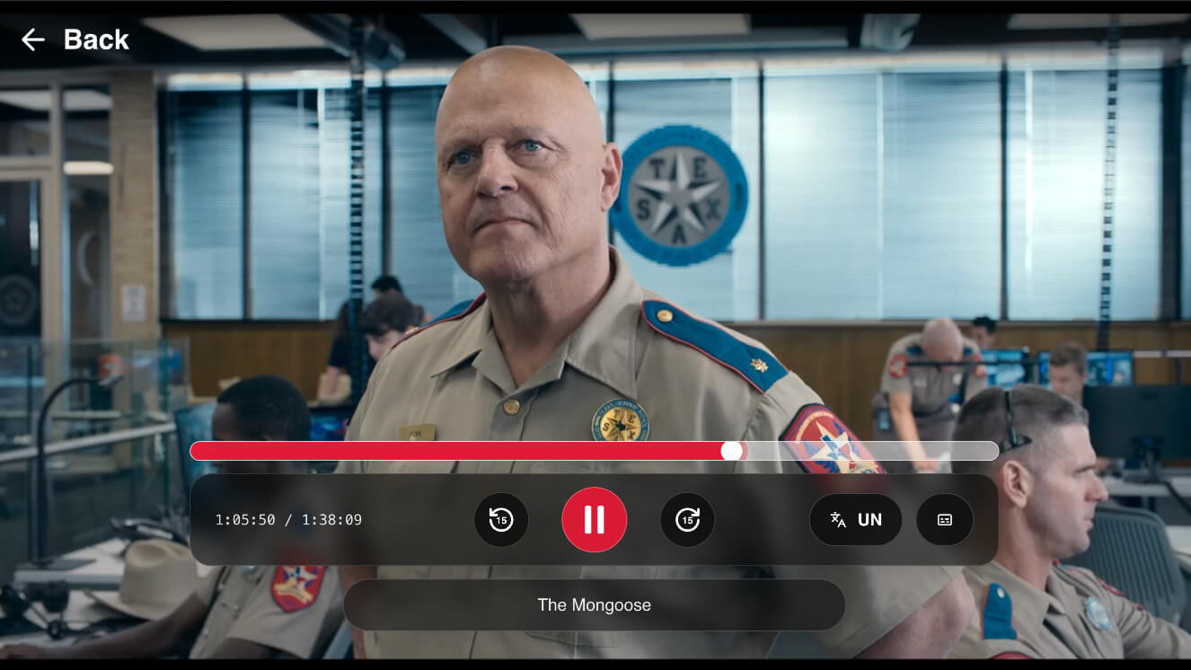 Watch a movie fullscreen on Tesla
